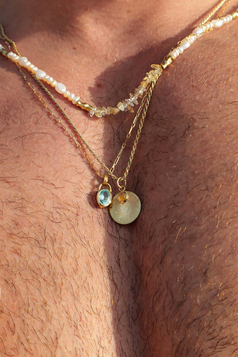 Colar Templo Ouro 18K