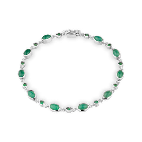 Pulseira Cairo Oval Prata