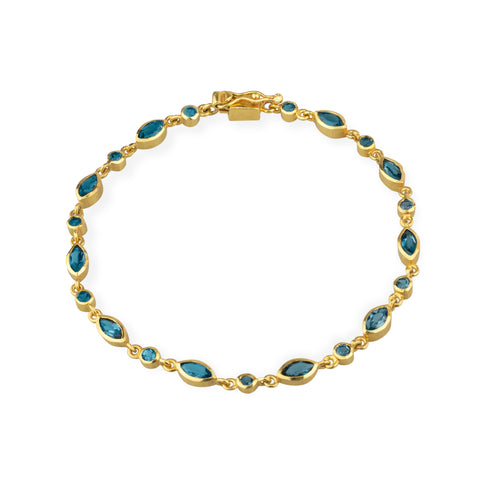 Pulseira Cairo Navete Ouro 18K