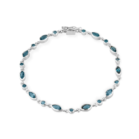 Pulseira Cairo Navete Prata