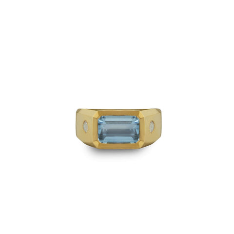 Anel Brando Ouro 18k