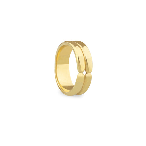 Anel Estrela Ouro 18K