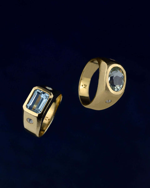Anel Brando Ouro 18k