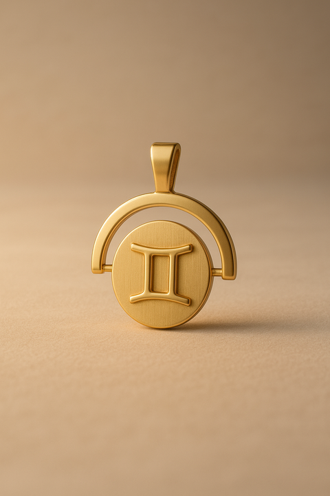 Pingente Gemini Ouro 18K
