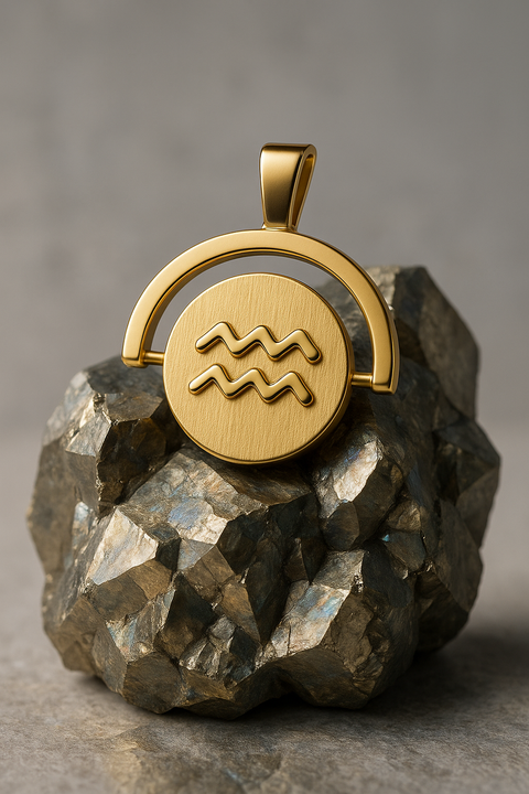 Pingente Aquarius Ouro 18K