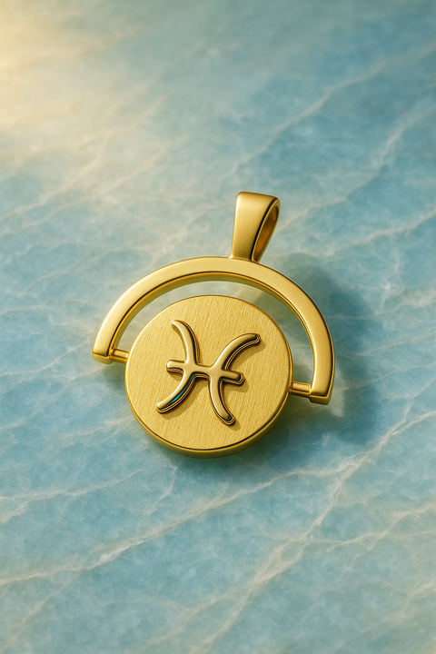 Pingente Pisces Ouro 18K