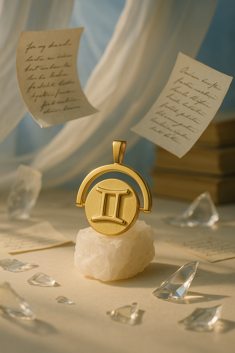 Pingente Gemini Ouro 18K