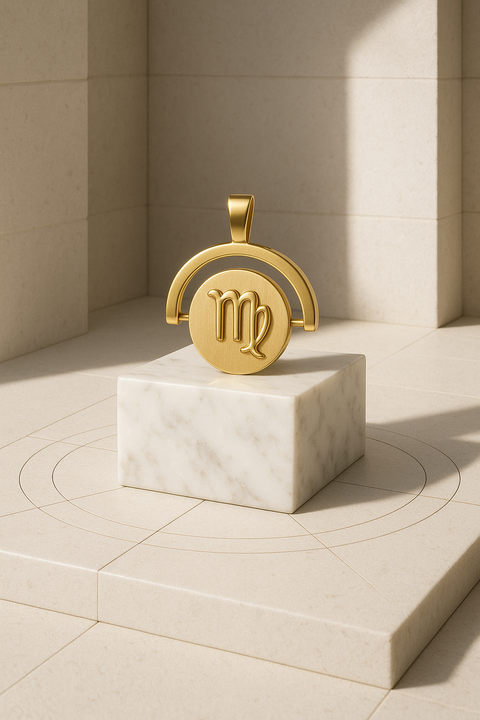 Pingente Virgo Ouro 18K