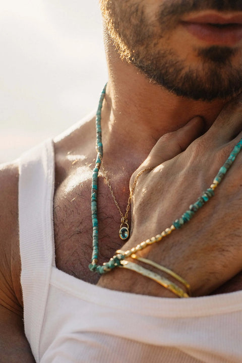 Colar Templo Ouro 18K