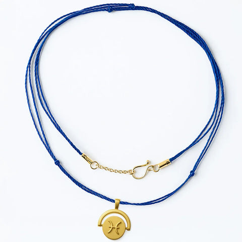 Colar Zodíaco Blue Ouro 18K