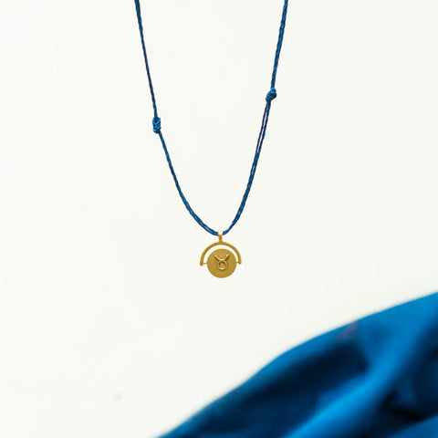 Colar Zodíaco Blue Ouro 18K