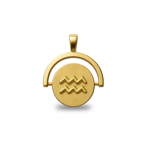 Pingente Aquarius Ouro 18K