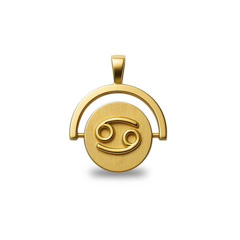 Pingente Cancer Ouro 18K