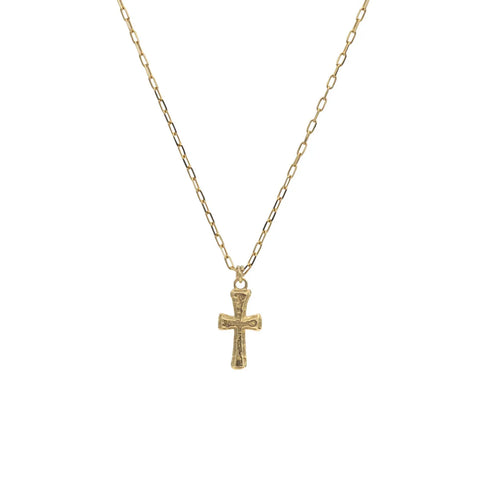 Colar Cruz Ouro 18K